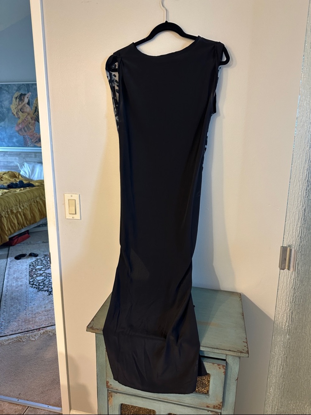 AllSaints Black & Gray Animal Print Dress - Picture 6 of 11